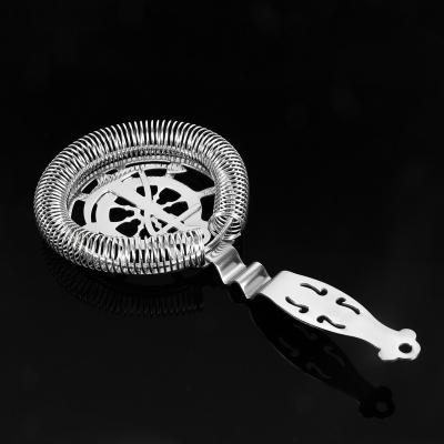 China Disposable Perfect Home Barware Bar Tools Julep Strainer Cocktail Strainer for sale