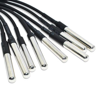 China DS18B20 Waterproof Stainless Steel Bundle Waterproof Probe DS18b20 Temperature Sensor Cable for sale