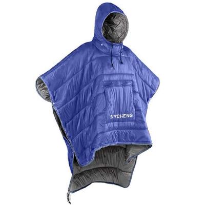 China Bachelor's waterproof clothes can accept custom coat extra large winter coat outdoor coat poncho camping small warm and comfortable quilt Hoodie blanket for sale