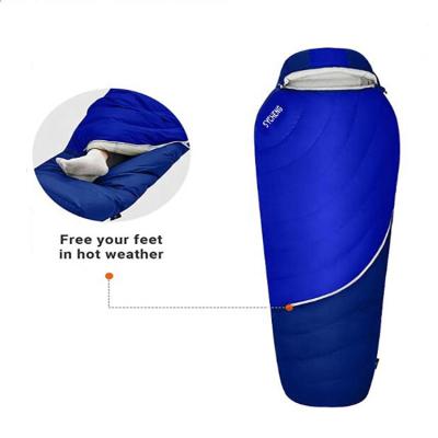 China Mummy Customizable Outdoor Camping Backpack Bulk Sleeping Bag Portable Ultralight Compact Comfortable Warm Down Sleeping Bag Comforter for sale