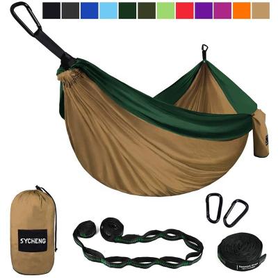 China Ultralight Camping Hammocks Parachute Single Backpacking Double Adult Outdoor Survival Or Travel for sale