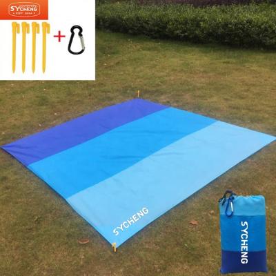 China Modern Outdoor Folding Heightening Foldable Waterproof Portable Woven Recliner Blanket Picnic Cushion Beach Mats Outdoor/Beach Mat for sale