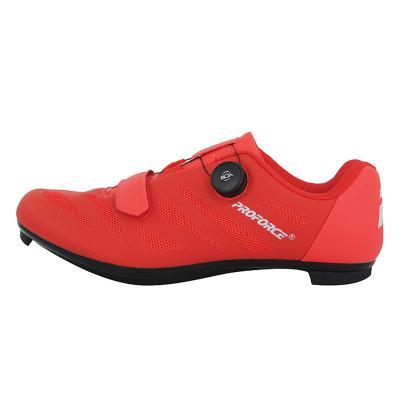 China Fashion\China Wholesale Customized Comfortable Red Cycling Shoes Winter Sports Shoes Men Road Bike Shoes Durable for sale