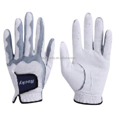 China Customized Excellent Super Soft Durable Hot Sale Cabretta / Sheep Skin Well-breathable Golf Gloves for sale