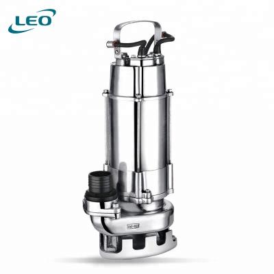 China Sewage Transport And Flood Control LEO Long Useful Life 2 Inches Sewage Pump Automatic Submersible Pressure Pump for sale