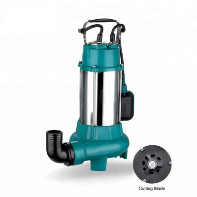 China LION XSP14-7/1.1D Stainless Steel Submersible Sewage Transport and Flood Control Sewage Pump with 1.1kw 1.5HP 2 Inch Cutting Blade for sale