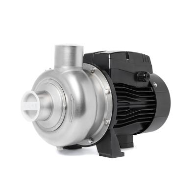 China Automotive Industry LEO Black Stainless Steel Electric Semi-open Self Priming Centrifugal Pump Small Impeller for sale