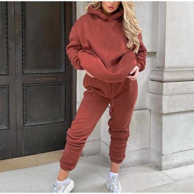 China Hightstreet Breathable 2021 Hot Selling Hoodies Set Polyester Long Sleeve Printed Oversized Sweatshirt Hoodies for sale