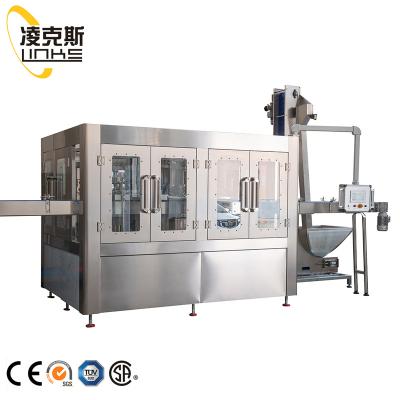 China Automatic Carbonated Soft Drink Food Making Mach Can Filling Machine for sale