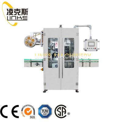 China Food Beverage Water Glass Bottle PET Bottle Sleeve Labeling Machine for sale