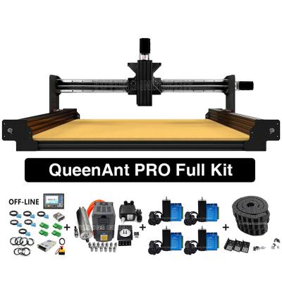 China Hotels Black Linear Rail QueenAnt PRO 1610 1610 Ball Full CNC Kit Upgraded Queen Bee PRO CNC Router Precise Engraving Machine for sale