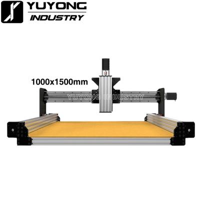 China Hotels Silver Linear Rail QueenAnt Ball PRO 1610 1015 Full CNC Kit Upgraded Queen Bee CNC Router Precise Engraving Machine for sale