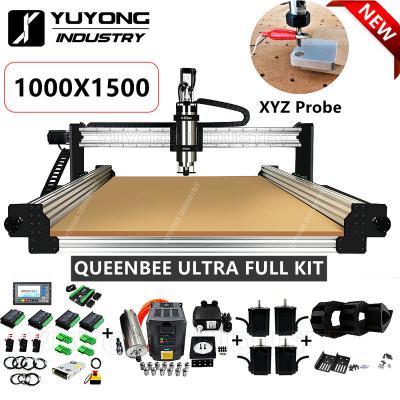 China Hotels Silver 1015 PRO Queen Bee CNC Wood Router Full Kit with Rails ULTRA Full Linear Update WorkBee Update Version QUEEN BEE 1015 CNC for sale