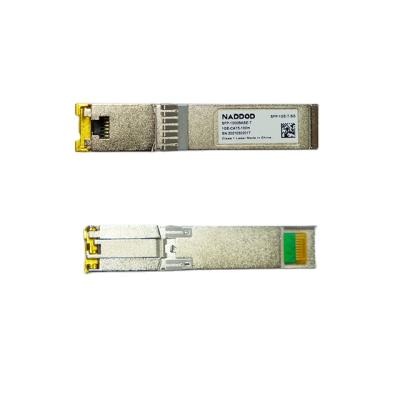 China Data Center optical module 1000BASE-T SFP port module, RJ-45 interface, class 5 twisted pair, maximum transmission 100M for sale