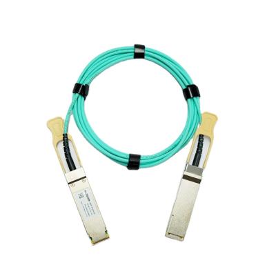 China Data Center QSFP-100-A20-GC 100G QSFP 28 Active Optical Fiber Cable 20M for sale