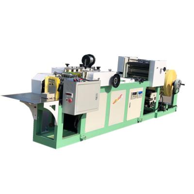 China Grows Full Automatic Servo Easy To Operate High Quality Orange Color Paper Bag Fruit Paper Bag Making Machine for sale