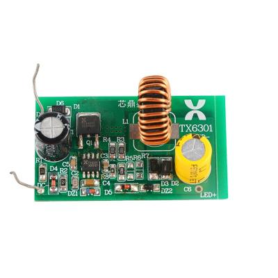 China Chip patch board TX-12301-1.8A Type LED drive control constant current power demo module,Built-in TX6301 BUCK-BOOST for sale