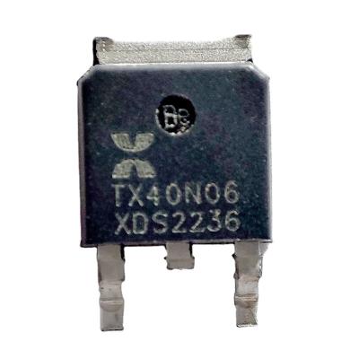 China DCDC TX40N06B TO252 VDS (max) 60V RDS (top) 0.030R at VGS = 4.5 V ID 32A PD 175W NMOS for sale