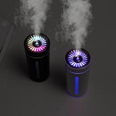 China Color Changing Humidifier 300ml Ultrasonic LED Lightweight Portable USB Glow Cup Aroma Diffuser Cool Mist Maker Air Humidifier Purifier with Romantic Light for sale