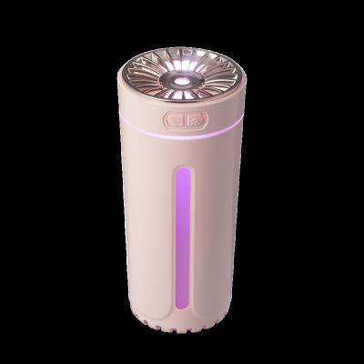 China Color Changing Wood Grain LED Light 300ml USB Ultrasonic Essential Oil Air Humidifier Lights Aroma Diffuser For Home for sale