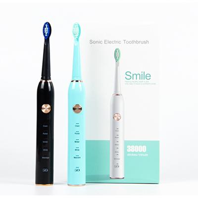 China Ultrasonic Rechargeable Ultrasonic Whitening Toothbrush Electrico De Cepillo De Diente Sonic Home Hotel Electric Toothbrush Whitening Toothbrush for sale