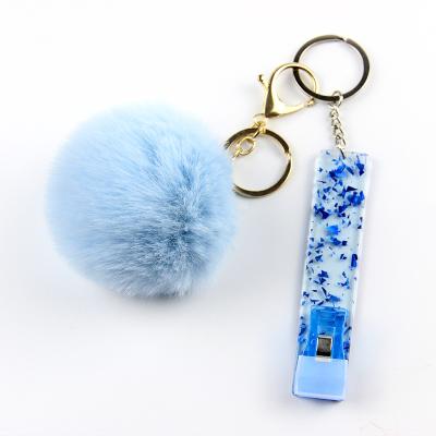 China Durable Wholesale Custom Acrylic Credit Card Grabber Card Holder Logo Key Chain For Long Nails Key Chain for sale