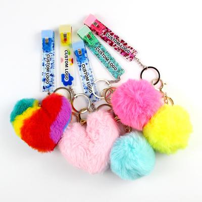 China 2021 ATM Key Chain Clip Card Grabber Clips Disgen Durable Plastic Mini Acrylic Clamp For Long Nails Key Chain for sale