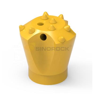 China Construction Thread Button Bit R51 90mm Self Drilling Anchor Bit Compatible With Self Drill Anchor Bolt For Rock Bolting for sale