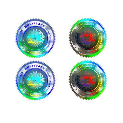 China Holographic Custom Make 3d Round Holographic Sticker Label Security Custom Hologram Sticker Label Hologram Sticker for sale