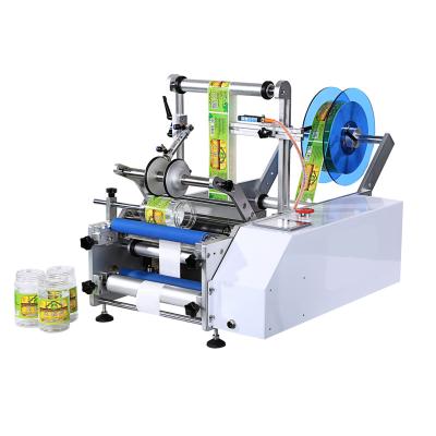 China TYPU Food Round Bottle Semi-automatic Labeling Machine for sale