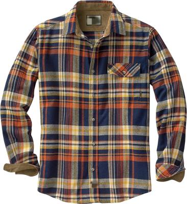 China Camiseta de flanel de campamento para hombres en venta