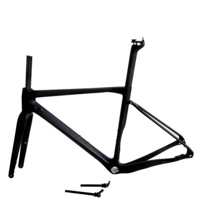 China Carbon Gravel Bike Frame and Fork with Seatpost Package Size 130.00cm * 18.50cm * 70.00cm for sale