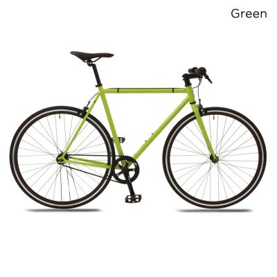 Cina Fixie Bike Messenger Verde a velocità singola con ingranaggio fisso Pacchetto di biciclette Peso lordo 19.000kg in vendita