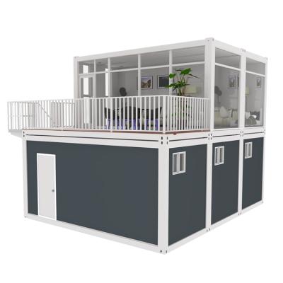 China Low Price Chinese Modern Modular Steel Structure Prefab Light Frame Flat Pack Insulated Furnished Container Houseboat for sale