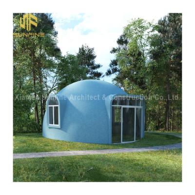 China Modular Prefab Dome House Feature Dome House Residential Accommodation Wind and Earthquake Resistance Feature House for sale