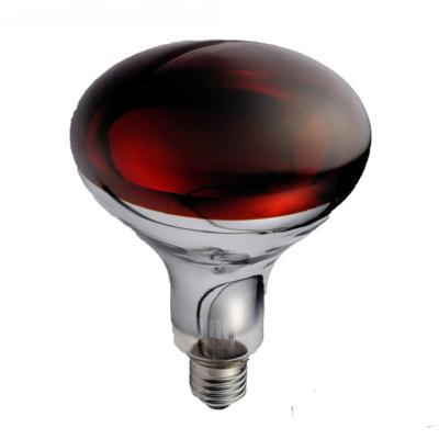 China China manufacturer E27 R125 glass infrared heating lamp for chicks for sale