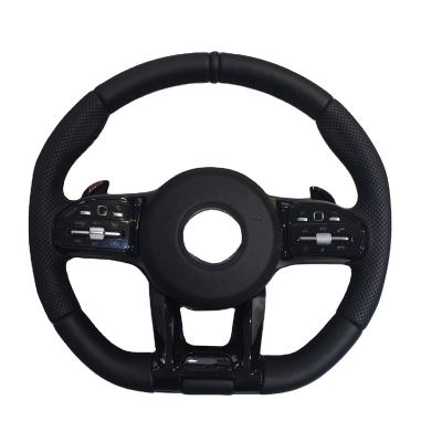 China Leatherwear AMG Black Knight Steering Wheel for sale