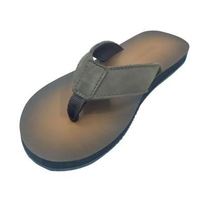 China Round Moroccan Leather Slippers Babouche Shoes Men Beach Shoes for sale