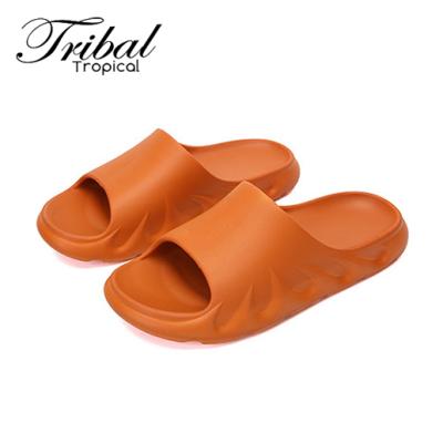 China CUSHIONING Thick Bottom Platform Chunky Heel Living Room Floor Slippers Home Women Men Slides Comfort Room Sliding Door for sale