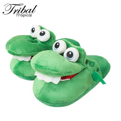 China Winter Cute Indoor Warm Fluffy Plush Halloween Christmas Bedroom Fashion Trend Cartoon Animal Women Kids Cotton Men Bedroom Slippers Home Slipper for sale