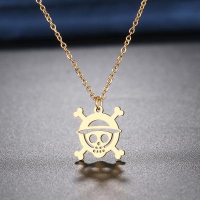 China Lead Free Nickel Free Stainless Steel Necklaces Hack Pendants Choker Jewelry Fashion Chain Necklace For Women Jewelry One Piece Gifts for sale