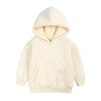 China Breathable Custom Kids Drops Private Label Spring Cotton Drop Hoodies Baby Boys Kids Hoodies Simple Sweatshirt for sale