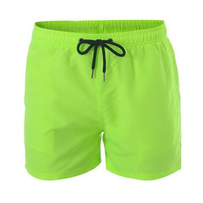 China Anti-Wrinkle Mesh Liner Men's Solid Simple Swim Beach Shorts Quick Dry Fit Beach Classic Shorts Swim Trunks Men's Swimwear for sale