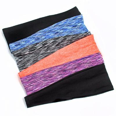 China Comfortable Soft Sporty Elastic Cloth Head Bands Hair Bands Sports Headbands Yoga Running Wide Adjustable Fitness Headband For Women for sale