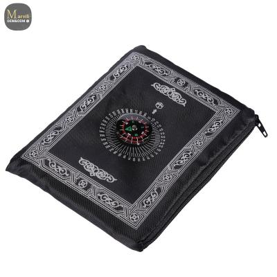 China Washable Islamic Muslim Prayer Mat Pocket With Bag Travel Sejadah Ramadan Eid Mubarak Decor Portable Waterproof Islamic de gebetsteppich for sale