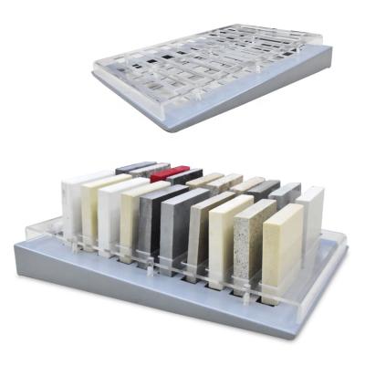 China Eco-friendly Acrylic Granite Metal Table Top Factory Porcelain Display Rack Countertops Quartz Tile Stone Office Rack for sale