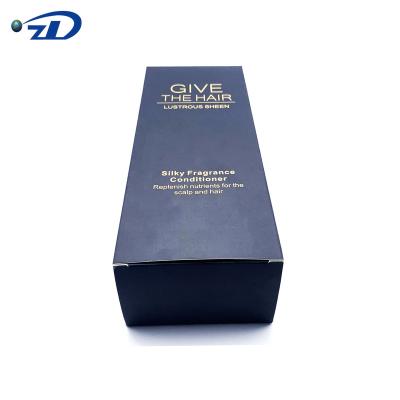 China Shampoo Packaging Water Bottle Biodegradable Unique Paper Box Packaging Custom Logo for sale