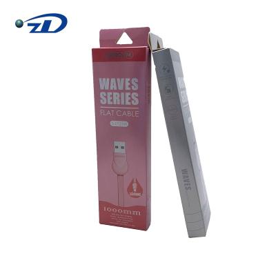 China Recyclable Line Printing Packaging Charger Box for sale