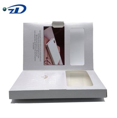 China Custom Printing Biodegradable Power Bank Packaging Box With Window for sale