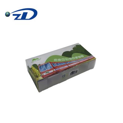 China Recycled Materials Accept Custom Transparent Printing Paper Packaging Box for sale